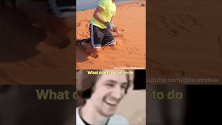 Dry Ice Carbon dioxide experiment on the surface of Hot Sand Desert  ytshorts shorts facts [upl. by Leonerd]