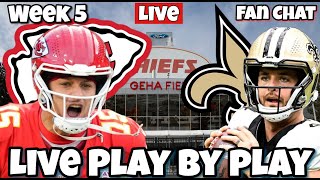 Kansas City Chiefs vs New Orleans Saints Live Stream Week 5 [upl. by Einhoj]