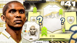 THE ICON PACK IS HERE UPGRADING MY TEAM  ETOOS EXCELLENCE 41 FIFA 21 [upl. by Madanhoj]