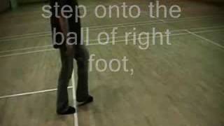 Linedance basic steps  Kick ball change [upl. by Kroy567]