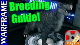 Warframe Kubrow Breeding Guide 1080HD [upl. by Necyrb]