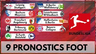 9 Pronostics Foot Bundesliga22082021 [upl. by Huba417]