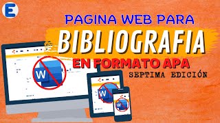 ✔️COMO CREAR LA BIBLIOGRAFIA EN FORMATO APA DESDE UNA PAGINA WEB SIN WORD 2023  𝔼𝕣𝕦𝕓𝕖𝕪 𝟙𝟘𝟘 [upl. by Mairym]