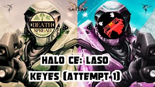 BEATING HALO COMBAT EVOLVED MCC LASO LIVE Keyes Mission 8 ATTEMPT 1 halo laso mcc live [upl. by Ahsiekam927]