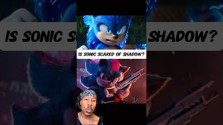 Is Sonic scared of Shadow sonicmovie sonicthehedgehog shadowthehedgehog fyp [upl. by Aiceila]