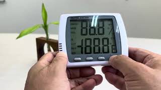 DTM303A digital hygrometer thermometer [upl. by Nylanej]