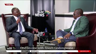 Oneonone with with Finance Minister Enoch Godongwana [upl. by Rimidalg]