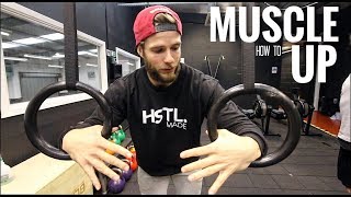 How to MUSCLE UP in 5 MINUTES  Strict and Kipping [upl. by Retsof789]