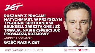 Gość Radia ZET  Andrzej Domański [upl. by Sinnelg268]