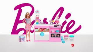 Barbie Cake Decorating Playset [upl. by Annodas]