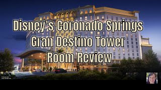 Disneys Coronado Springs Resort  Gran Destino Tower room review [upl. by Natsyrt]