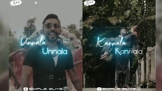 Saaral mazhaiyaa album song 🖤 unnala unnala na enna tholachanea song whatsapp status 🖤 Simple guys 😉 [upl. by Wynny]