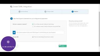 03 Setup Okta application with SAML 20 [upl. by Lovich]