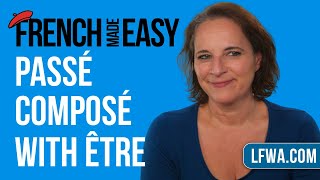 Learn French know the passé composé with Être under 5 minutes [upl. by Asirralc]