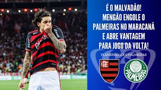 FLAMENGO ENGOLE O PALMEIRAS NA COPA DO BRASIL E ABRE BOA VANTAGEM PARA O JOGO DA VOLTA NO ALLIANZ [upl. by Nalda340]