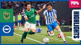 HIGHLIGHTS  Tokyo Verdy v Brighton  Japan Tour 2024 [upl. by Enner904]