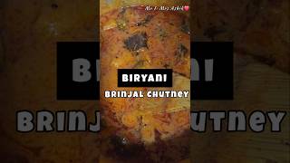 Biryani Brinjal Chutney  Sidedish for biryani  Brinjal Gravy  Chicken Biryani at Home biryani [upl. by Albrecht]