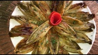 Recette des endives caramélisées au miel 🍯 facile et délicieuse وصفة الهندباء معسلة سهلة التحضير [upl. by Linskey]