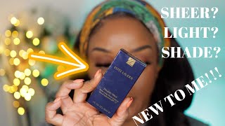 Natural Look Estée Lauder Double Wear Sheer Long Wearing Foundation Review Wear Test 6W1 Sandlewood [upl. by Franchot]