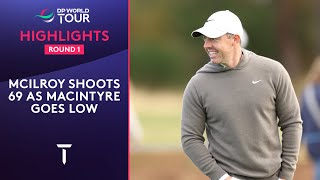 Round 1 Highlights  Rory McIlroy Robert MacIntyre  2024 Alfred Dunhill Links Championship [upl. by Danie]