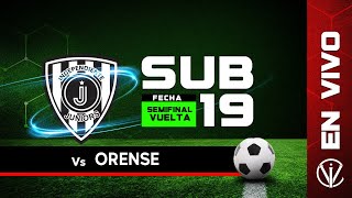 Ind Juniors vs Orense SC  Campeonato de Formativas  Sub 19  Semifinal  Vuelta [upl. by Doak631]