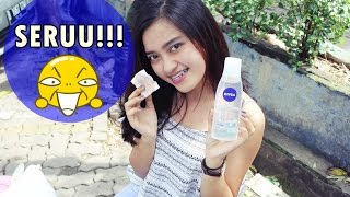 VLOG Bubah Alfian Challenge Make Up Race CleansedByNIVEA  Indira Kalistha [upl. by Hephzipah301]