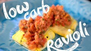 Low Carb Ravioli  Cheap Clean Eats [upl. by Nayhr]