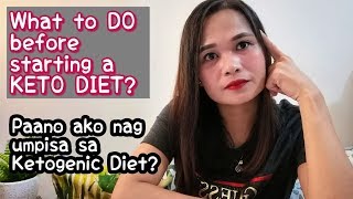 First step On KETO DIET Paano ako nag START sa KETOGENIC DIET  KETO FILIPINO [upl. by Saree687]