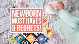 Newborn Essentials  Products I REGRET Buying [upl. by Linker]