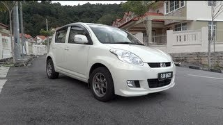 2010 Perodua Myvi 13 EZi StartUp Full Vehicle Tour and Quick Drive [upl. by Letnohc]