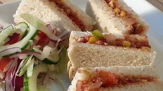 The Best Jamaica Fried Up Corn Beef Sandwich Caribbean Chef  Recipes By Chef Ricardo [upl. by Oyr482]