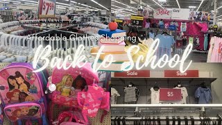 Some of my go to stores for cheap Kids Clothes back to school RosesHampMWalmart🛒 [upl. by Yrgoerg656]