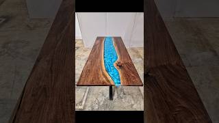 Bora Bora Blue Table 💙 fyp foryou epoxy satisfying Link In Bio For A Table Quote 👆 [upl. by Hnil]