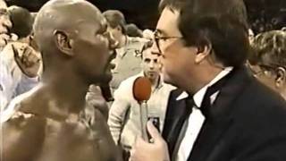 Hagler vs Leonard Pre and Post fight interviews [upl. by Balliett]