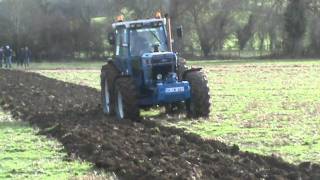 Ford 8730 Ploughing with 7 furrow Kverneland [upl. by Kwapong]