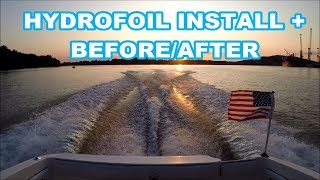 Hydrofoil SE300 Sport install  BEFORE and AFTER TEST  How to Install Hydro Foil Whale Tail [upl. by Niuqaoj]