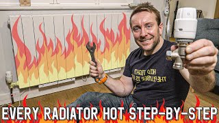 HOW TO GET EVERY RADIATOR HOT  AUTOMATIC BALANCING [upl. by Voccola324]