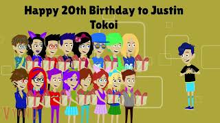 Happy 20th Birthday to Justin Tokoi nothere677s Oc [upl. by Dianna]