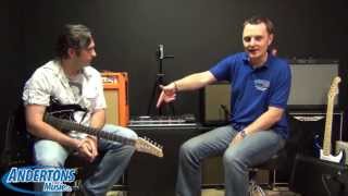 Andertons Exclusive  Line 6 POD HD500X Review and Demo [upl. by Nelyk]