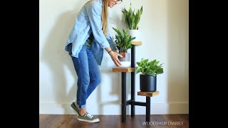 Scrap Wood Tiered Plant Stand [upl. by Jacqueline28]