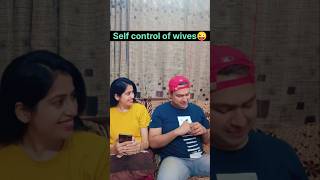 Self control couplecomedy patipatnicomedy husbandwifecomedy patipatnifunny funnybiwi sahebbiwi [upl. by Hopper884]