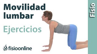 Ejercicio de movilidad y flexibilidad lumbar  Gato y mahometano [upl. by Jenica]