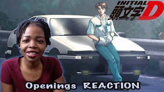 Initial D Openings 15 BLIND REACTION Fast amp Furious [upl. by Yenroc]