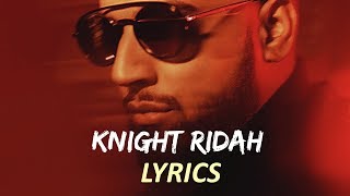 Imran Khan  Knight Ridah LYRICS  Lyric Video  IK Season  IK Records [upl. by Odille]