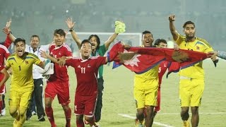 NEPAL 2 vs 1 INDIA  SAG 2016 MENS FOOTBALL FINAL  FULL HIGHLIGHTS [upl. by Hobie27]