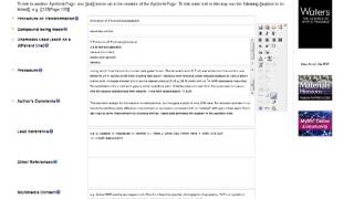 Learn how you can share your work on ChemSpider Synthetic Pages [upl. by Jacob531]