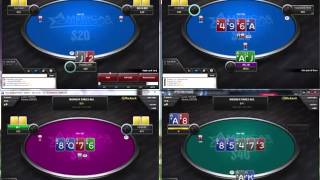 MultiTabling Jackpot SpinNGos on Americas Cardroom [upl. by Naz]