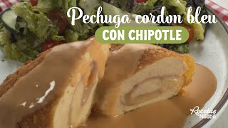 Pechuga cordon bleu con chipotle [upl. by Larner]