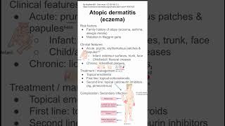 Atopic dermatitis eczema [upl. by Breger]