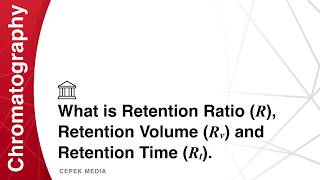 What is Retention Ratio Retention Volume and Retention Time  Chromatography  Analytical Chemistry [upl. by Boggers]